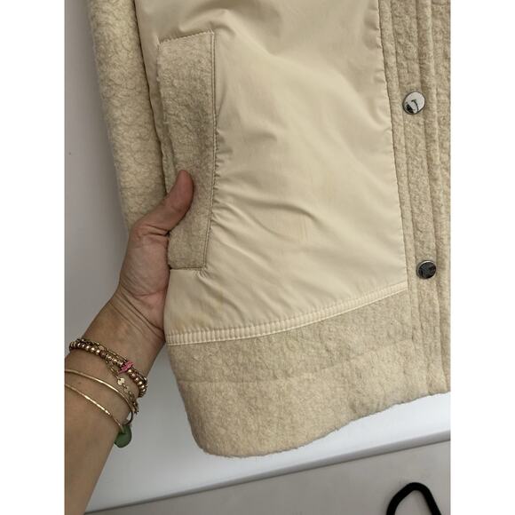 REISS LIO RELAXED FIT UTILITY JACKET in Wool Shirt Shacket SZ US4 SMALL Oversize - Picture 6 of 13